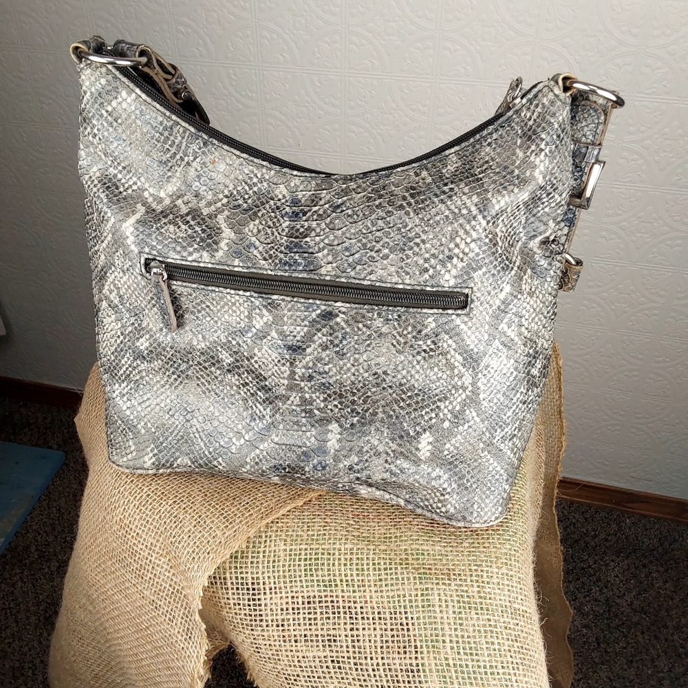 CL AMERICA-Womens snake print, shoulder bag